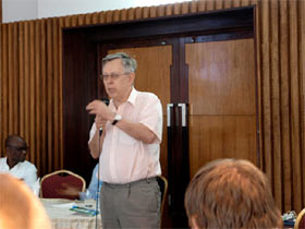 Dr. Ivan Jakopović govori na konferenci o zdravilnih gobah