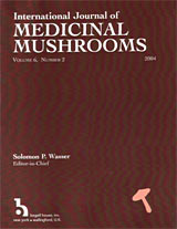 International Journal of Medicinal Mushrooms glavna stran